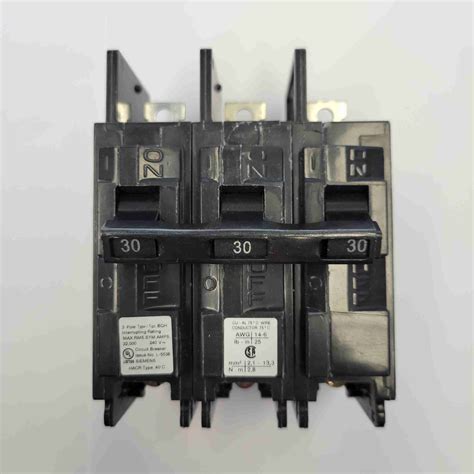 BQ3B030H SIEMENS 3P30A 240V BOLT ON 22kA BREAKER Alberta Breaker