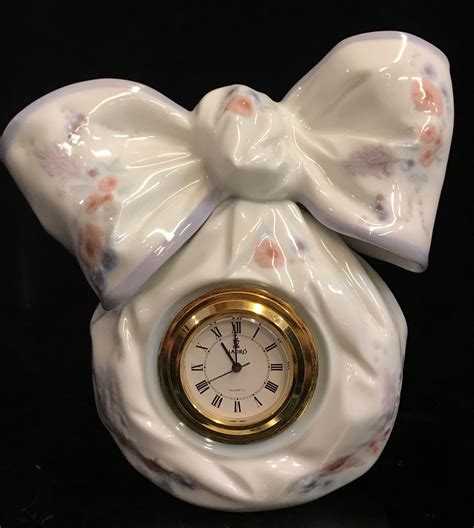 Lladro Bow Clock Hannasofblowingrock