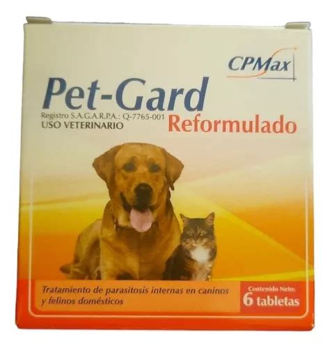 Desparasitante Para Perro Y Gato Tabletas Pet Max Adulto Env O Gratis