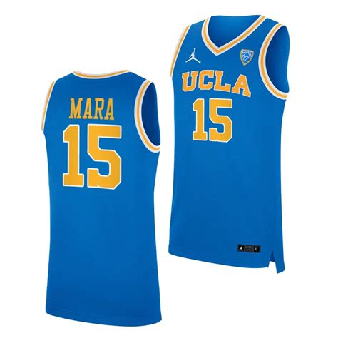 UCLA Bruins Aday Mara College Basketball Replica Uniform Royal 15