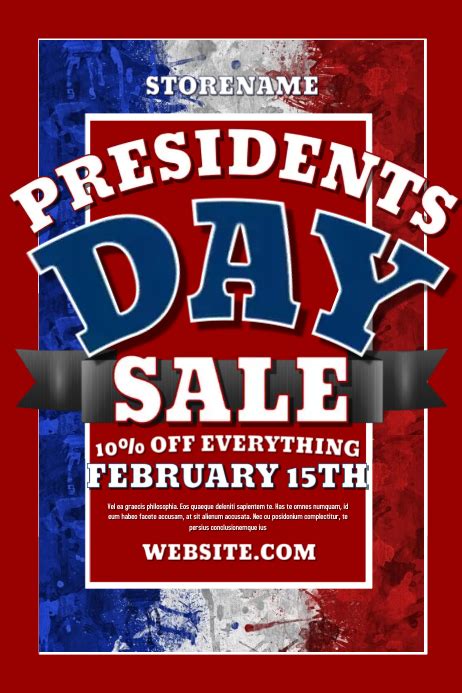 President's Day Poster Templates | PosterMyWall