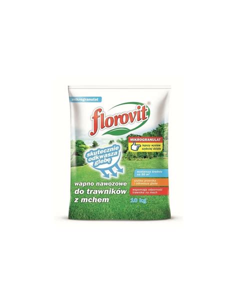 Wapno do trawników z mchem 10 kg Florovit Ogrodoholicy pl