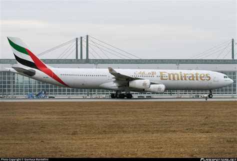 A6 ERO Emirates Airbus A340 313 Photo By Gianluca Mantellini ID