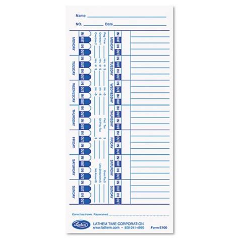 Lathem 1500e Time Clock