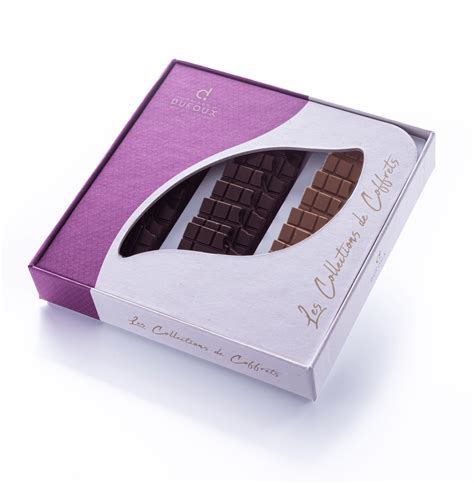 Coffret Les Minis Tablettes De Chocolat Maison Dufoux Artisan