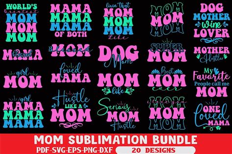 Mom Sublimation Bundle Bundle · Creative Fabrica