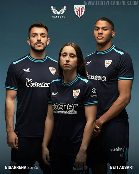 Athletic Bilbao 25-26 Away Kit Released - Footy Headlines