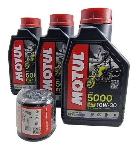 Kit Oleo Filtro Original Honda Motul 10w30 Cb600f Cbr 600