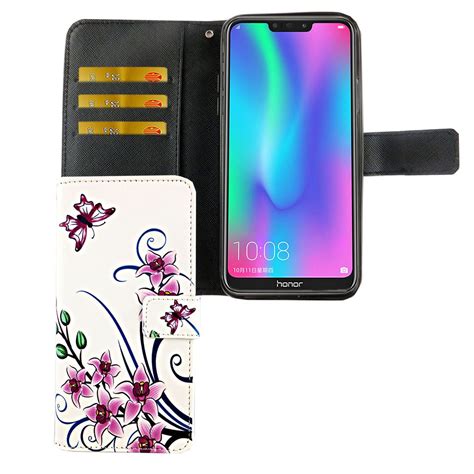 Huawei P Smart 2019 Tasche Handy-Hülle Schutz-Cover Flip-Case mit ...