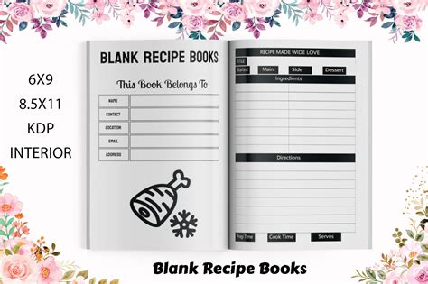 Recipe Sheet - Blank Recipe Pages Graphic by mostafiz19542 · Creative ...