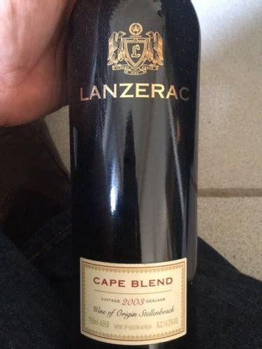 Lanzerac Cape Blend Vivino