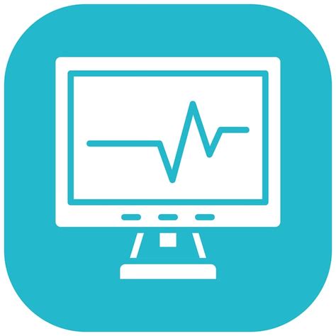 El Icono Del Vector Del Electrocardiograma Se Puede Utilizar Para El