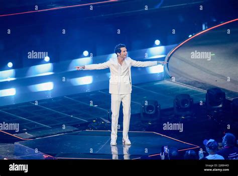 Mika During The Eurovision Song Contest Grand Final On 14 May 2022 At