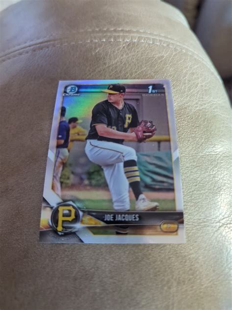 Joe Jacques Bowman Chrome Draft Prospect Refractor Bdc