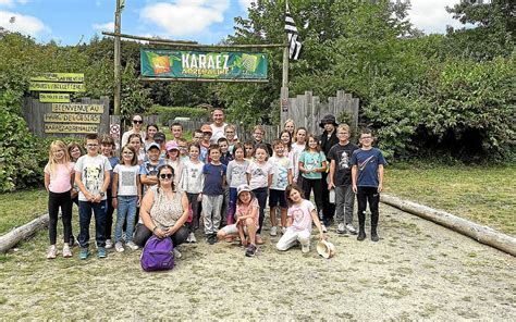 Un mini camp à Brasparts pour laccueil de loisirs de Saint Thonan Le