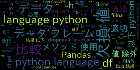 【python】pandasでnanを考慮したデータ比較の方法を学ぼう！ ｜ 自作で機械学習モデル・aiの使い方を学ぶ