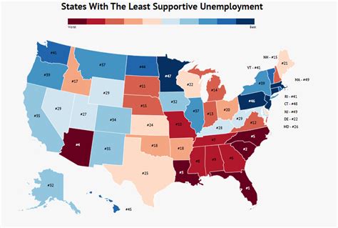 Unemployment By State Map