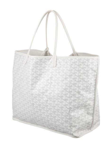 Goyard Goyardine Reversible Anjou GM White Totes Handbags GOY33358