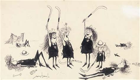 St Trinians Jolly Hockey By Ronald Searle On Artnet