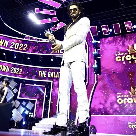 Ranveer Singh wins 'Game Changer of Indian Cinema' award at Tamil ...