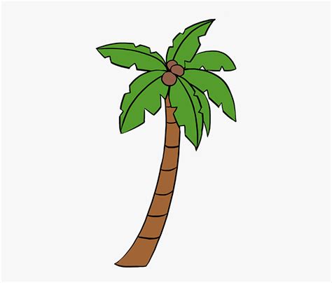 Coconut Tree Drawing, Palm Tree Drawing, Drawing For Kids, Art For Kids ...