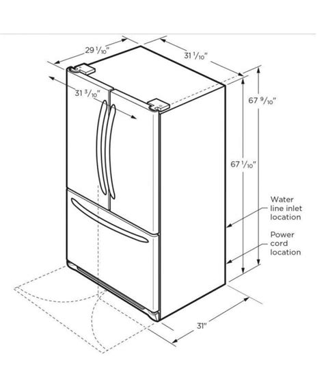 Frigidaire 17.6 Cu. ft. Counter-depth French Door Refrigerator ...