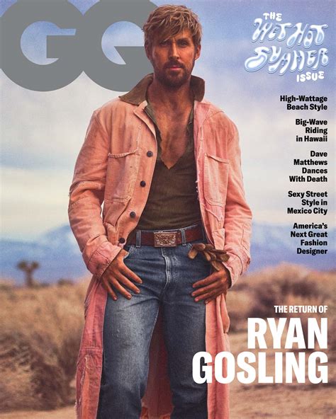 Ryan Gosling Sheds Ken For Gqs Cover Go Fug Yourself Go Fug Yourself