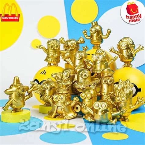 Mcdo Happy Meal Gold Minions Rise Of Gru Wave Sold Per Piece