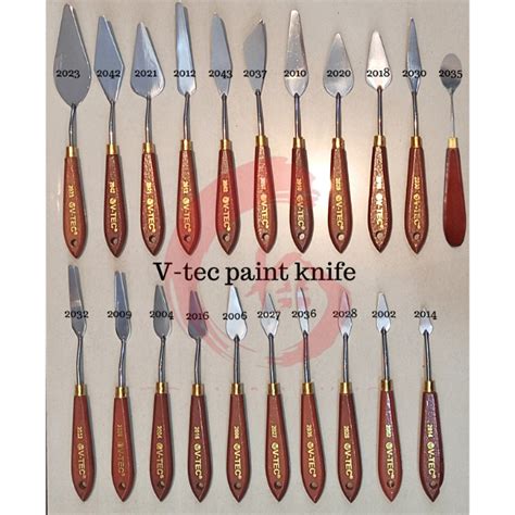 Jual V Tec Paint Knife Pisau Palet Painting Knife Pisau Lukis