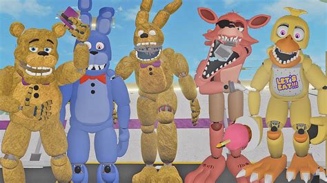 Novo Fnaf Animatronics No Roblox Fredbears Mega Roleplay Youtube