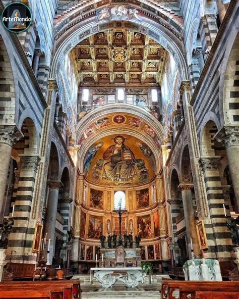 Arte Mondo On Instagram Interno Del Duomo Di Pisa Capolavoro Del