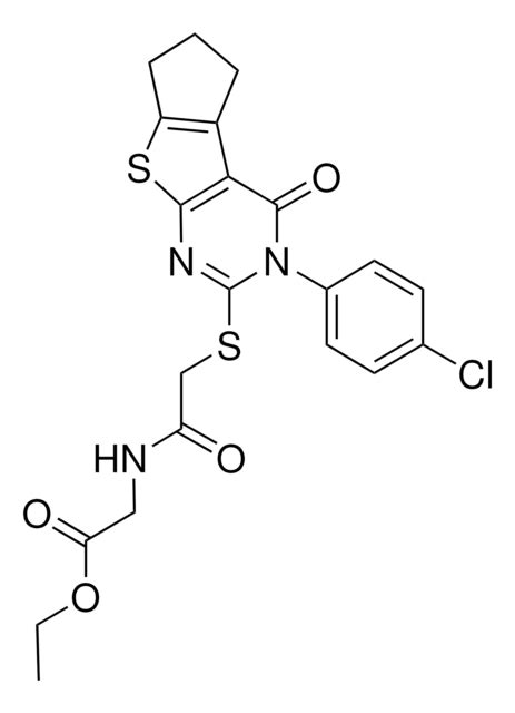 ETHYL 3 4 CHLOROPHENYL 4 OXO 3 5 6 7 TETRAHYDRO 4H CYCLOPENTA 4 5