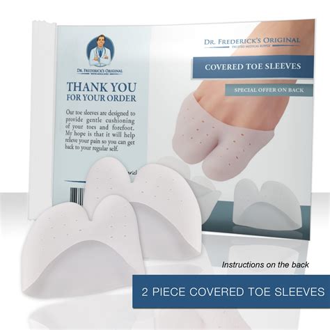 Dr Frederick S Original Covered Toe Sleeves Pieces Gel Toe