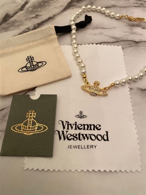 Vivienne Westwood Pearl Necklace Gold Etsy Vivienne Westwood