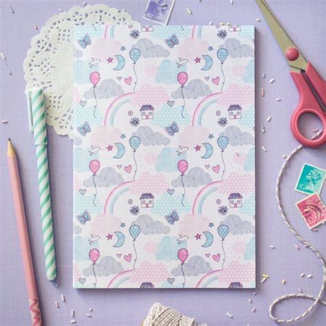 Cute Pastel Notebook Enjoy The Little Things Collection Etsy Pastel