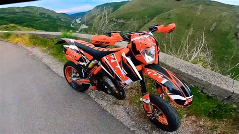 Test Ktm Exc 125 Motard Pure Sound YouTube