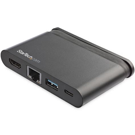 StarTech USB C Multiport Adapter Portable USB C Dock With 4K HDMI