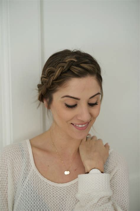 Beauty Messy Braided Bun Tutorial Lauren Mcbride Messy Braided