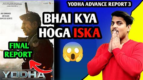 Yodha Day 1 Final Advance Booking Report Yodha Day 1 Box Office