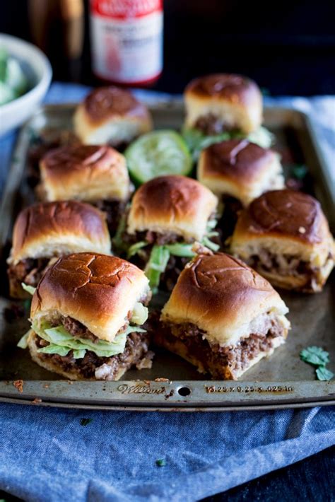 Bbq Bacon Cheeseburger Sliders • A Simple Pantry