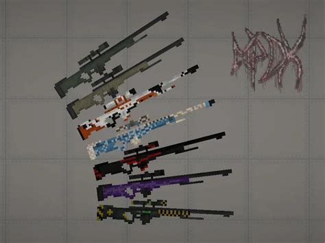 AWP Pack CSGO CS2 Guns For Melon Playground Mods Melon Sandbox Melmod