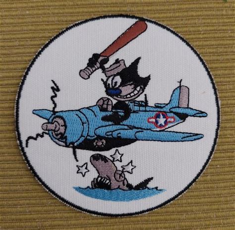 Patch US Army Tomcatter Airplane Wildcat VF 31 Felix The Cat Naval US