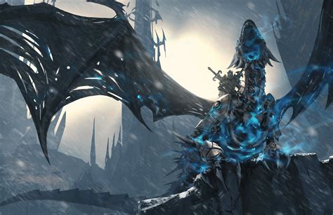 Wrath Of The Lich King HD Warrior Dragon Wallpaper By Wang Ling