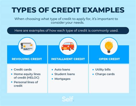 The Main Types Of Credit Explained Self Credit Builder