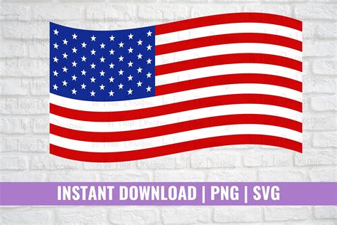 Flag Svg Waving American Flag SVG USA Clip Art (Download Now) - Etsy