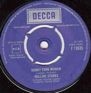 Rolling Stones – Honky Tonk Women (1976, Push-out center, Vinyl) - Discogs