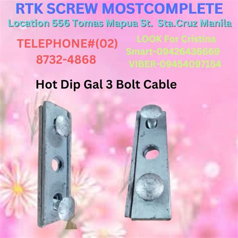 Hot Dip Gal Bolt Cable On Carousell