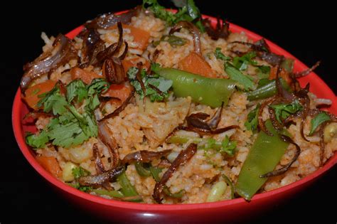 Spicy Indian Vegetable Pulao Recipe Delishably