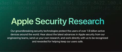 Apple Launches New Security Research Website