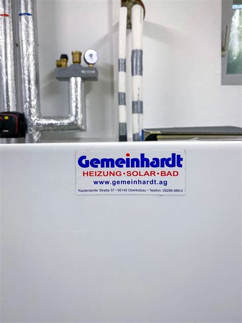 Wärmepumpe in Hof Gemeinhardt AG